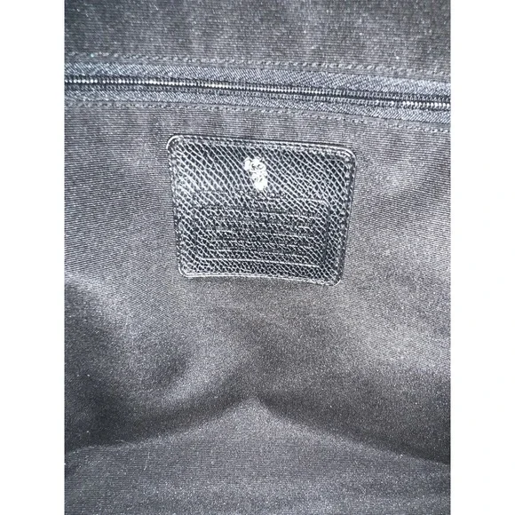 Coach X Peanuts Snoopy Leather City Zip Tote Black Shoulder Bag RARE F37273 - Picture 15 of 16